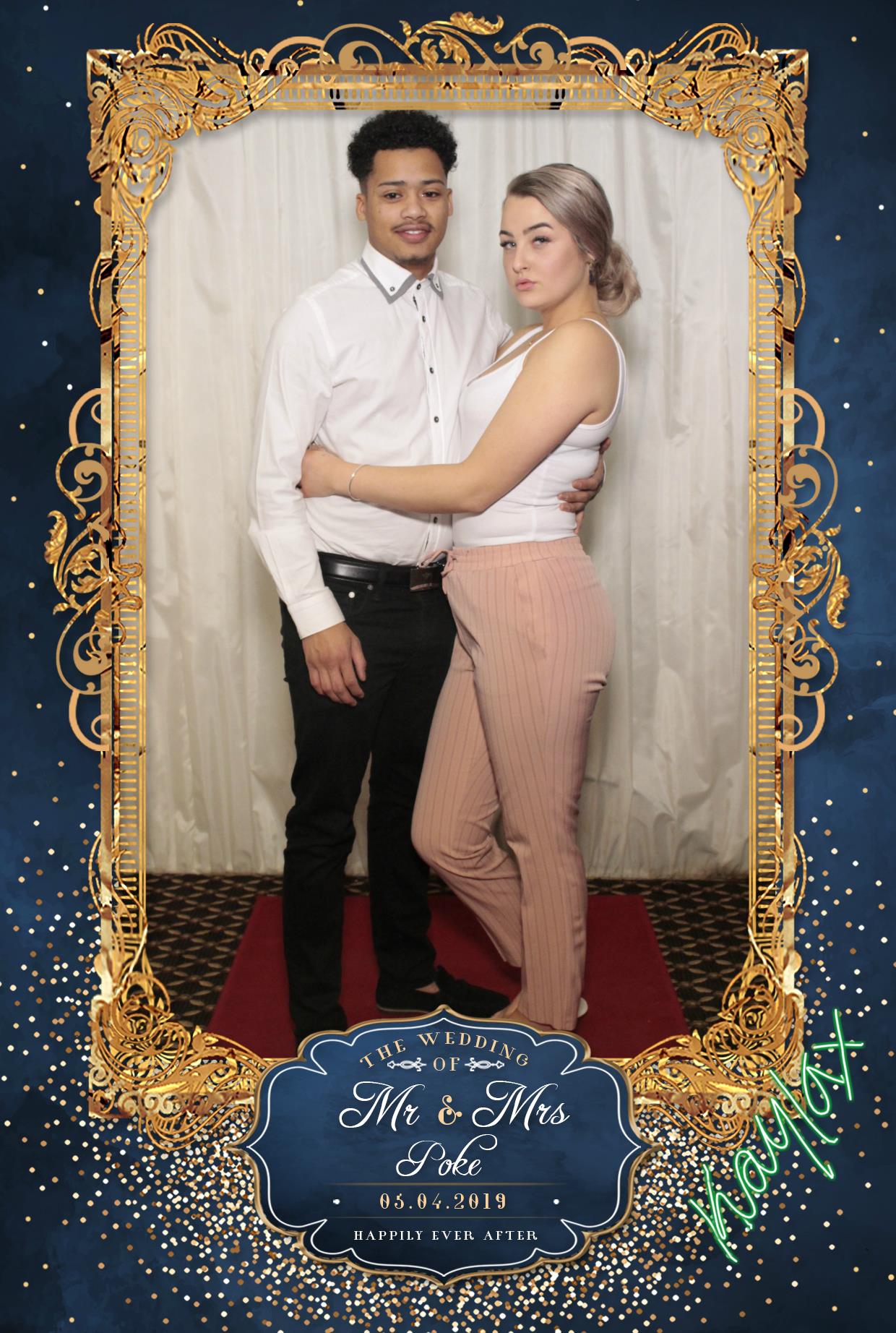 Mr & Mrs Poke | View more photos from the event at gallery.myphotoboothexperience.co.uk/u/MyPhotoBoothExperienceLtd/Mr-Mrs-Poke